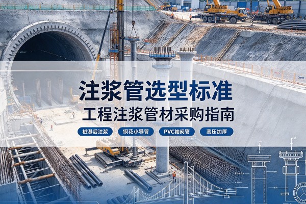 怒江注浆管选型标准
