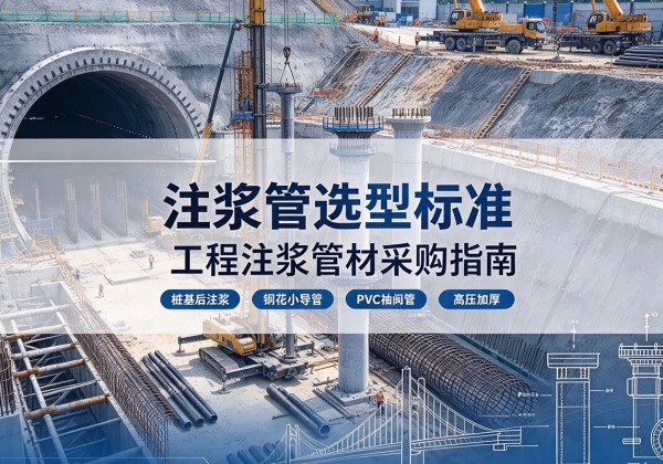 怒江注浆管选型标准